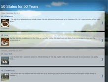 Tablet Screenshot of 50statesfor50years.blogspot.com