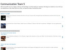 Tablet Screenshot of communicationiv1team5.blogspot.com