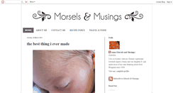 Desktop Screenshot of morselsandmusings.blogspot.com