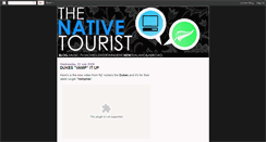 Desktop Screenshot of nativetouristnz.blogspot.com