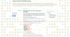 Desktop Screenshot of gator-host-webhosting.blogspot.com