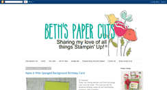 Desktop Screenshot of bethrush-bethspapercuts.blogspot.com