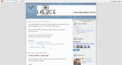 Desktop Screenshot of lalucejoias.blogspot.com