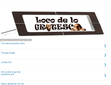 Tablet Screenshot of locodelogrotesco.blogspot.com