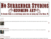 Tablet Screenshot of nosurrenderstudios.blogspot.com