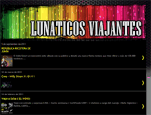 Tablet Screenshot of lunaticosviajantes.blogspot.com