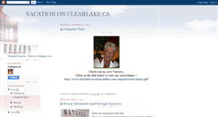 Desktop Screenshot of clearlakevacationsonline.blogspot.com