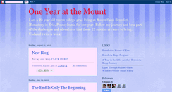 Desktop Screenshot of oneyearmountstbenedict.blogspot.com