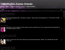 Tablet Screenshot of fitmyrhythmzumbawithary.blogspot.com