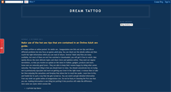 Desktop Screenshot of dream-tattoos.blogspot.com