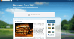 Desktop Screenshot of colosseumromeitaly.blogspot.com