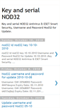 Mobile Screenshot of keyandserialnod32.blogspot.com