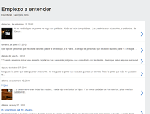 Tablet Screenshot of empiezoaentender.blogspot.com
