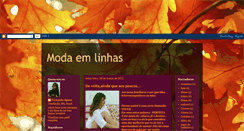 Desktop Screenshot of modaemlinhas.blogspot.com