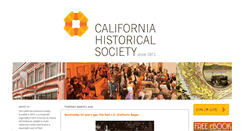 Desktop Screenshot of californiahistoricalsociety.blogspot.com