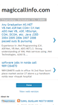 Mobile Screenshot of magiccallinfo.blogspot.com