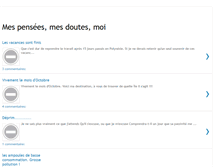 Tablet Screenshot of mespensesmesdoutesmoi.blogspot.com