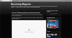 Desktop Screenshot of becomingmagnum.blogspot.com