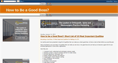 Desktop Screenshot of good-boss.blogspot.com