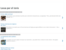 Tablet Screenshot of locasxeltenis.blogspot.com