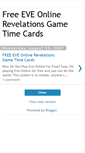 Mobile Screenshot of free-eve-online.blogspot.com