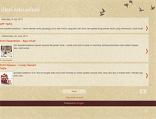 Tablet Screenshot of diariratusehari.blogspot.com