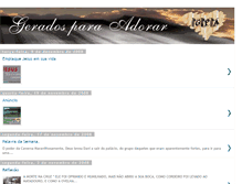 Tablet Screenshot of ministeriodadoradores.blogspot.com