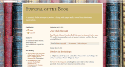 Desktop Screenshot of booksurvival.blogspot.com