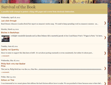 Tablet Screenshot of booksurvival.blogspot.com