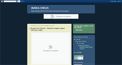 Desktop Screenshot of musicacheles.blogspot.com