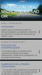 Mobile Screenshot of evoluciondelmicroprocesador.blogspot.com