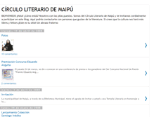 Tablet Screenshot of circuloliterariomaipu.blogspot.com