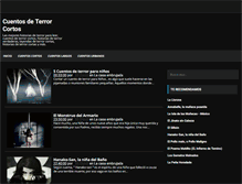 Tablet Screenshot of cuentosdterrorcortos.blogspot.com