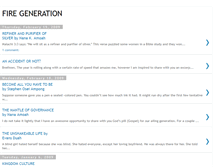 Tablet Screenshot of firegenerationministries.blogspot.com