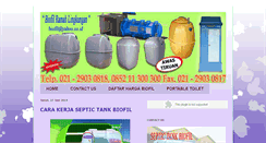 Desktop Screenshot of biofilseptictank.blogspot.com