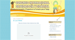 Desktop Screenshot of congresodepedagogiacucuta.blogspot.com