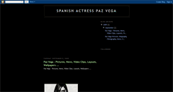 Desktop Screenshot of paz-vega-bio.blogspot.com