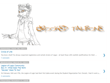Tablet Screenshot of crookedtailbone.blogspot.com