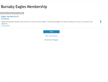 Tablet Screenshot of burnabyeaglesmembership.blogspot.com