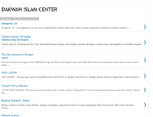 Tablet Screenshot of dakwahislamcenter.blogspot.com