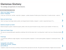 Tablet Screenshot of glamorousgluttony.blogspot.com