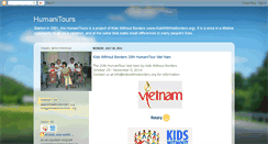 Desktop Screenshot of humanitours.blogspot.com