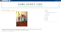 Desktop Screenshot of girlscoutlog.blogspot.com