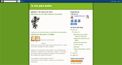 Desktop Screenshot of lavozdemacoris.blogspot.com