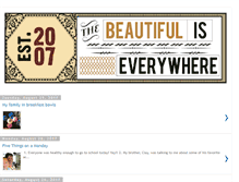 Tablet Screenshot of beautifuleverywhere.blogspot.com