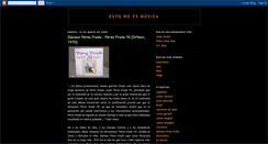 Desktop Screenshot of estonoesmusica.blogspot.com