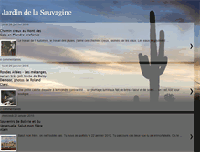 Tablet Screenshot of jardindelasauvagine.blogspot.com