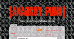 Desktop Screenshot of anarchyofpunk.blogspot.com