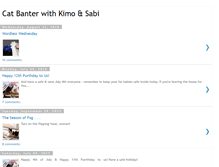 Tablet Screenshot of catbanter.blogspot.com