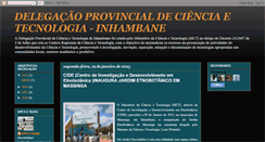 Desktop Screenshot of cienciaetecnologiainhambane.blogspot.com